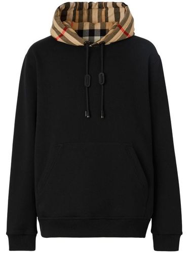 Hoodie en coton à carreaux - Burberry - Modalova