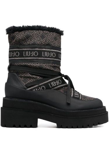 Bottines à motif monogrammé 70 mm - LIU JO - Modalova