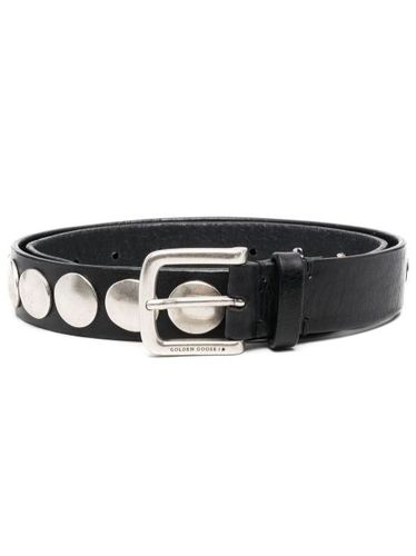 Ceinture en cuir à détails de clous - Golden Goose - Modalova