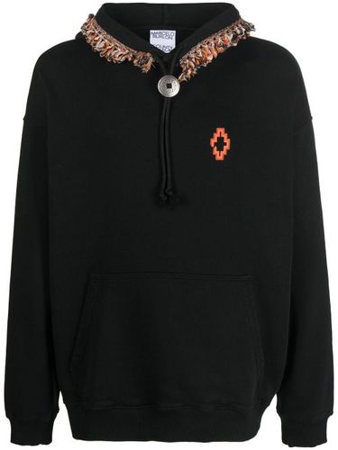 Hoodie à bords frangés - Marcelo Burlon County of Milan - Modalova