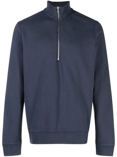 Sunspel sweat à col zippé - Bleu - Sunspel - Modalova