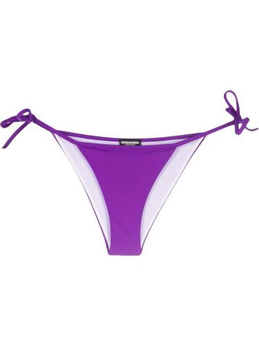 Bas de bikini noué à logo imprimé - DSQUARED2 - Modalova