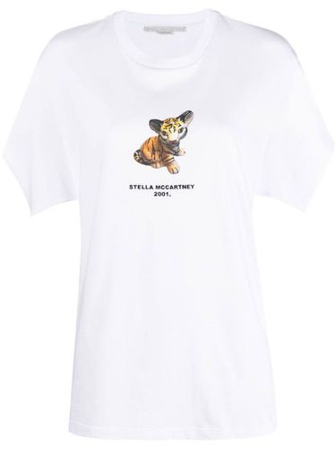 T-shirt en coton à imprimé graphique - Stella McCartney - Modalova