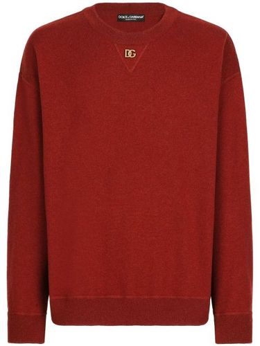 Pull en cachemire à logo DG - Dolce & Gabbana - Modalova