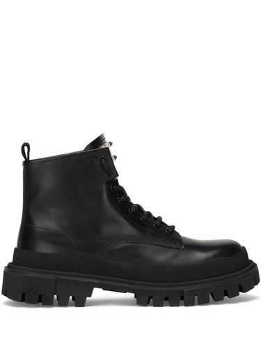 Bottines en cuir à lacets - Dolce & Gabbana - Modalova