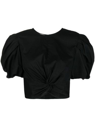 T-shirt crop à design noué - Vince - Modalova