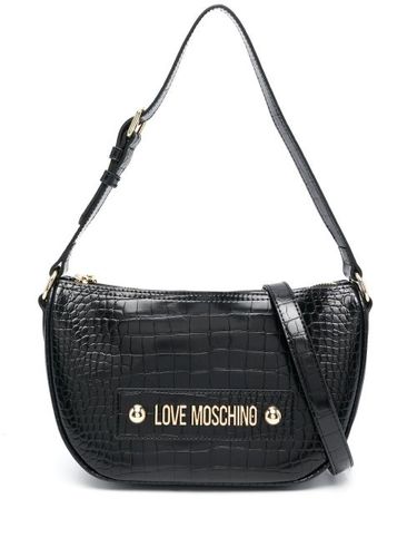 Sac porté épaule en cuir artificiel - Love Moschino - Modalova