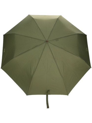 Parapluie rayé à logo imprimé - Moschino - Modalova