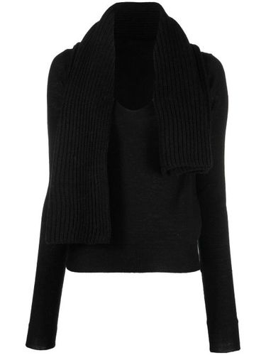 Pull à détail d'écharpe - MM6 Maison Margiela - Modalova