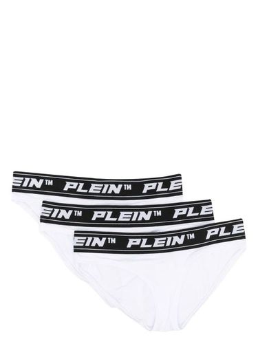 Slips à bande logo (lot de trois) - Philipp Plein - Modalova