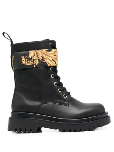 Bottines à imprimé Baroque - Versace Jeans Couture - Modalova