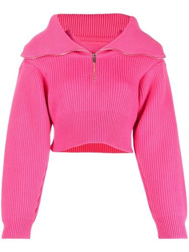 Pull crop à col zippé - Jacquemus - Modalova