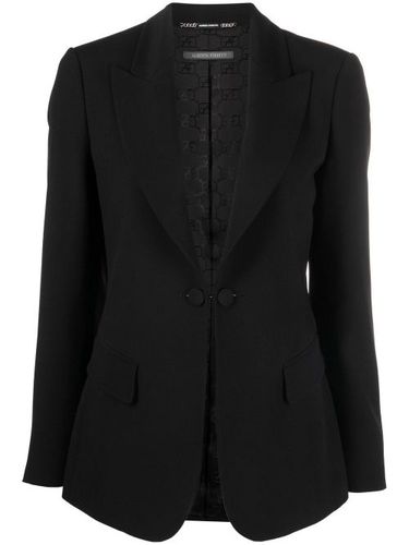 Blazer boutonné à revers pointus - Alberta Ferretti - Modalova