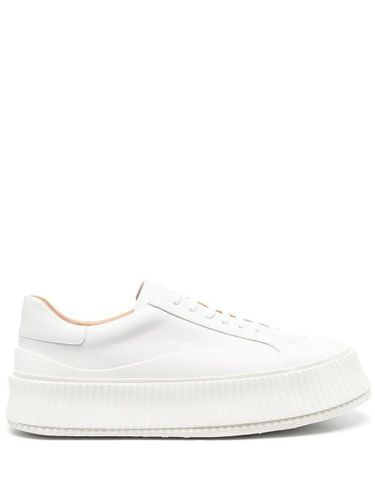 Baskets en cuir à plateforme - Jil Sander - Modalova