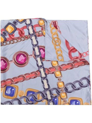 Foulard imprimé en soie - CHANEL Pre-Owned - Modalova