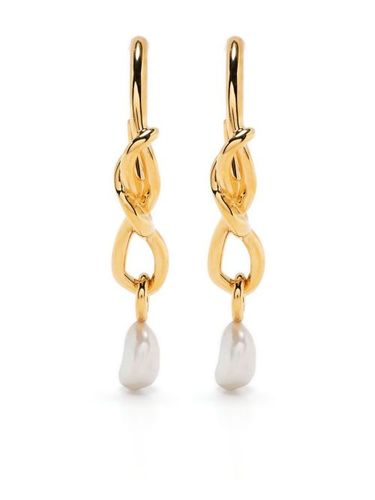 Boucles d'oreilles pendantes serties de perles - Missoma - Modalova