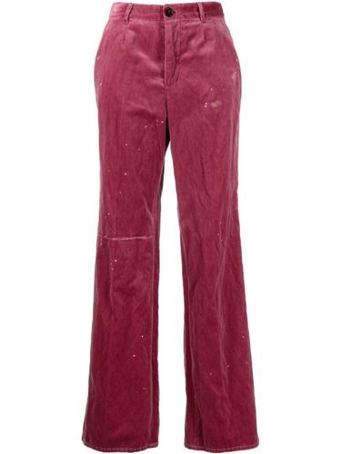Pantalon en velours à logo brodé - DSQUARED2 - Modalova