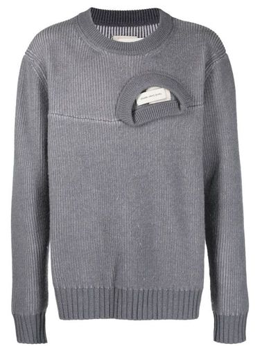 Pull déstructuré en maille nervurée - Feng Chen Wang - Modalova