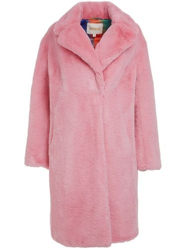 Manteau en fourrure artificielle à simple boutonnage - Apparis - Modalova