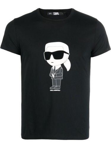 T-shirt Ikon en coton biologique - Karl Lagerfeld - Modalova