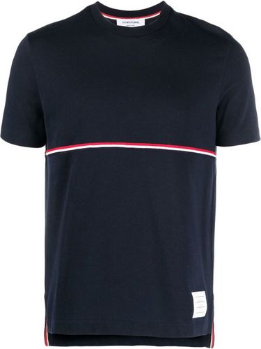 T-shirt à bande tricolore - Thom Browne - Modalova