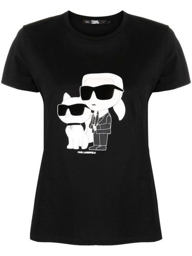 T-shirt Ikon K en coton biologique - Karl Lagerfeld - Modalova