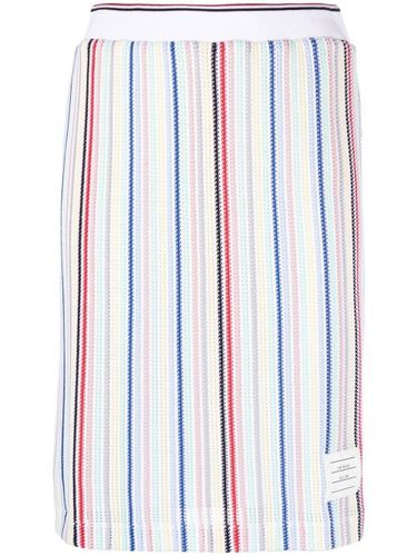 Jupe droite à rayures - Thom Browne - Modalova