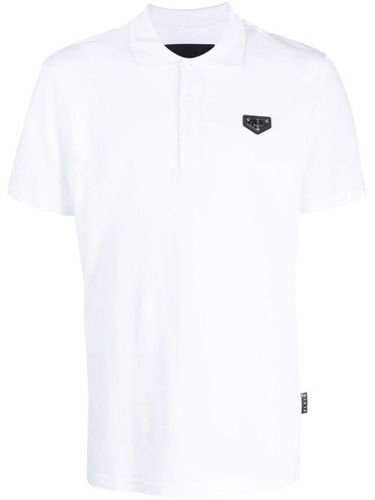 Polo à plaque logo - Philipp Plein - Modalova