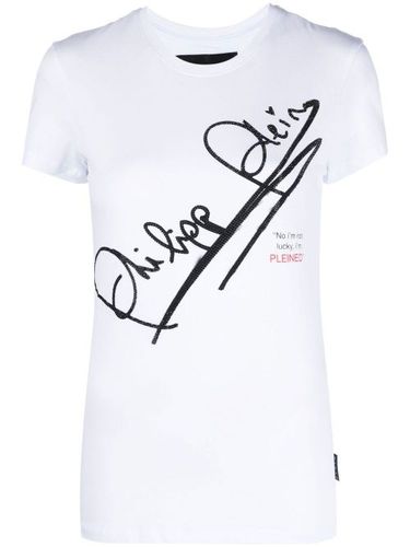 T-shirt SS Signature en coton - Philipp Plein - Modalova