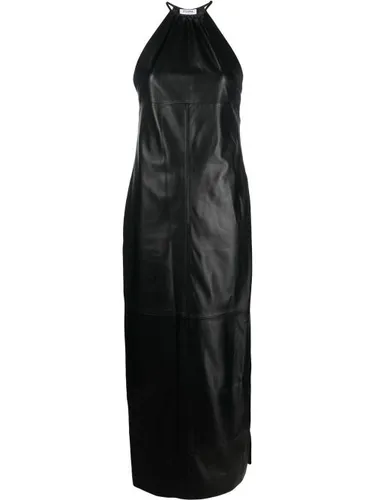 Robe longue en cuir à dos-nu - Filippa K - Modalova