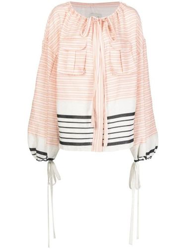 Blouse Aida évasée à rayures - Bambah - Modalova