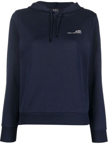 Hoodie à logo imprimé - A.P.C. - Modalova