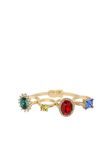 Bague Knucklebuster à ornements strassés - Dolce & Gabbana - Modalova