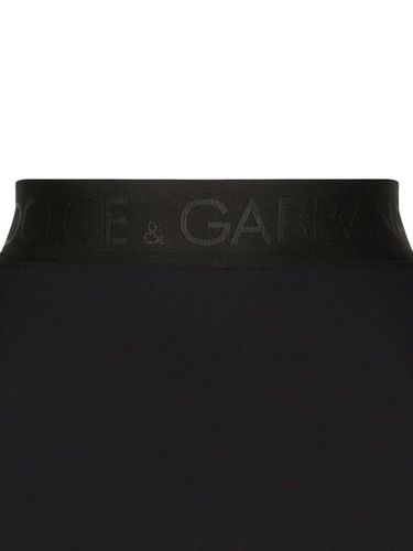 Culotte à taille haute à logo - Dolce & Gabbana - Modalova