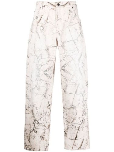 Pantalon droit à effet craquelé - MARANT - Modalova