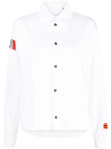 Chemise en coton à patch logo - Heron Preston - Modalova