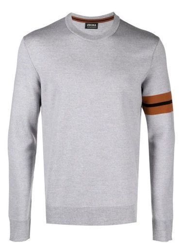 Pull à rayures latérales - Zegna - Modalova