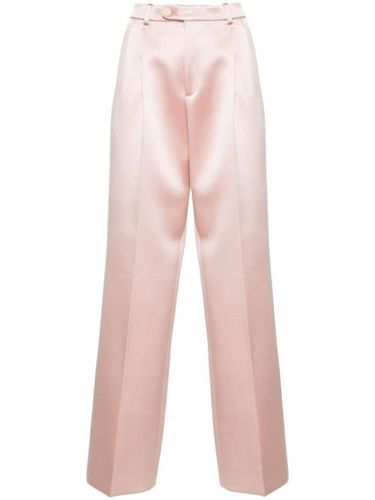 Pantalon en satin à coupe droite - Gucci - Modalova