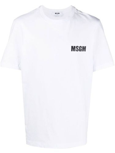 T-shirt à logo imprimé - MSGM - Modalova