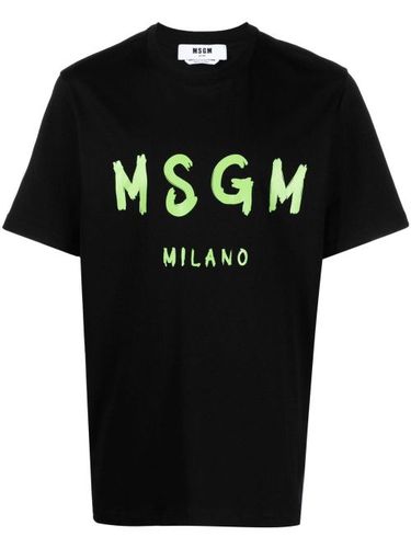 T-shirt à logo imprimé - MSGM - Modalova