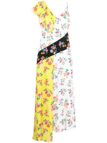 Robe mi-longue à fleurs - MSGM - Modalova