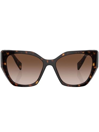 Lunettes de soleil à effet écaille de tortue - Prada Eyewear - Modalova