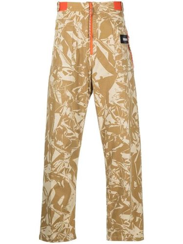 Pantalon en coton à imprimé graphique - Aries - Modalova