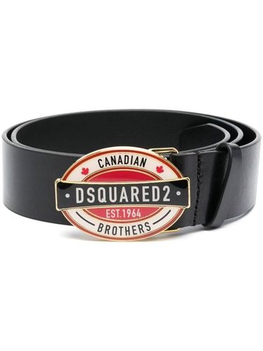 Ceinture en cuir à boucle logo - DSQUARED2 - Modalova