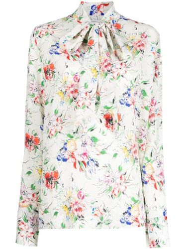 Blouse col montant à fleurs - Rosetta Getty - Modalova