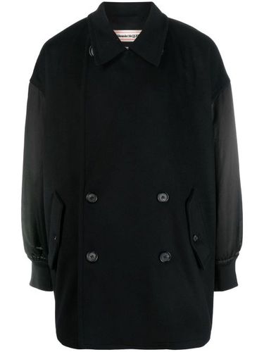 Manteau en laine à fermeture croisée - Alexander McQueen - Modalova