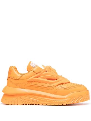 Baskets Odissea en cuir - Versace - Modalova