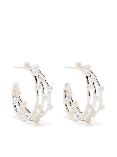 Boucles d'oreilles Waterfall serties de perles médium - DOWER AND HALL - Modalova