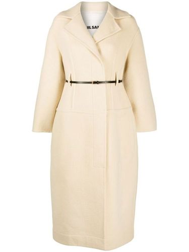 Manteau en laine à taille ceinturée - Jil Sander - Modalova
