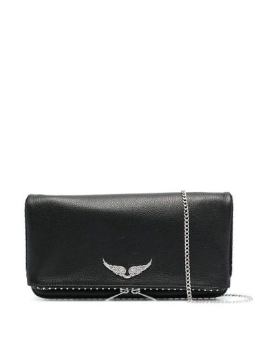 Logo-plaque stud-embellished shoulder bag - Zadig&Voltaire - Modalova